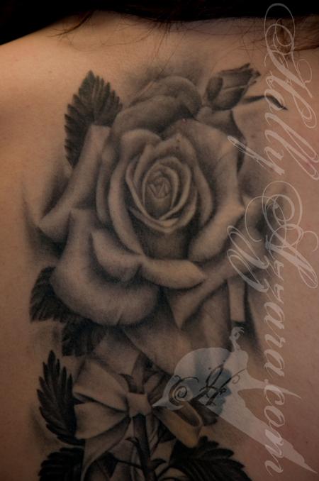 Holly Azzara - Realistic Rose with Bow